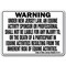 Signmission 14 in Height, 10 in Width, Plastic, 10" x 14", WS-New Jersey Equine WS-New Jersey Equine - alternate 1